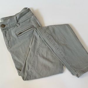 Ann Taylor Loft Super Skinny Grey Jean